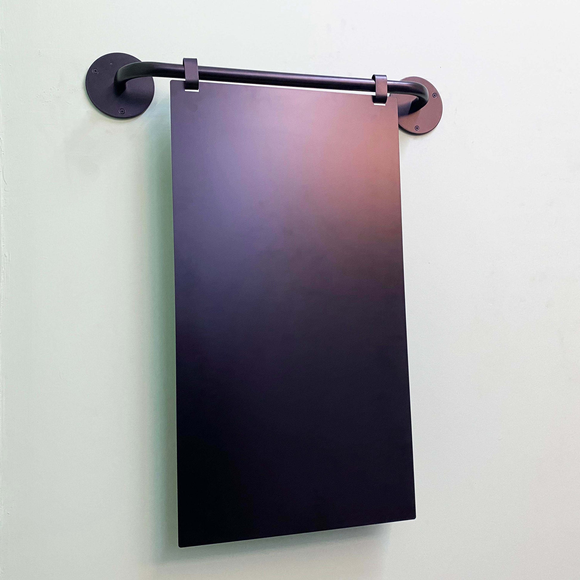 A customizable café menu board featuring magnetic letters for easy updates. This wall-mounted display helps cafes and restaurants maintain an organized, professional look while providing flexibility. Change your menu items, prices, and promotions quickly and efficiently with this versatile board.

