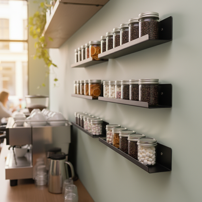 Wall Mounted Metal Shelf