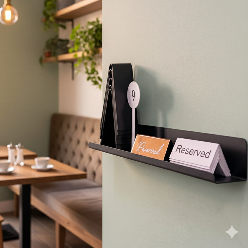 Wall Mounted Metal Shelf