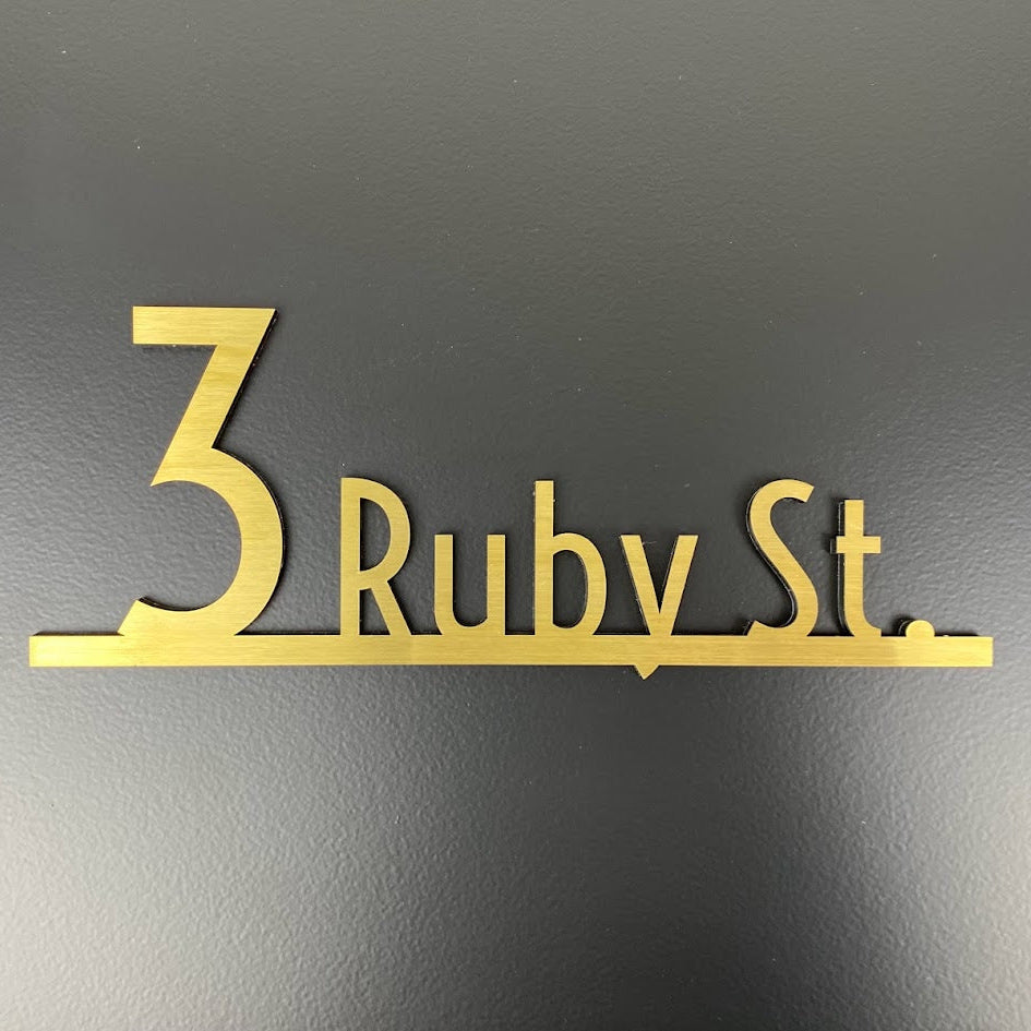 floor direction sign Elegant steel sign designed for clear and easy identification in any space.