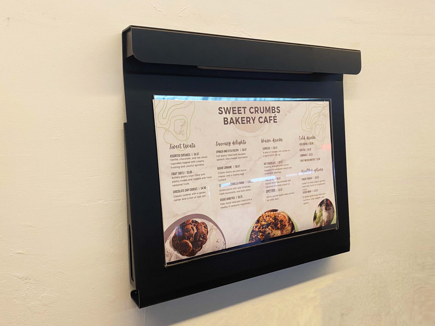 Changeable LED Announcement Board: A durable board with magnetic LED lights and an option to use it without illumination for flexibility.

Three-Color LED Cafe Menu Board: A magnetic menu board featuring LED lights in three color tones, ideal for eye-catching displays.

Restaurant LED Menu Board with Detachable Lights: A practical menu stand offering rechargeable, magnetic LED lights for convenience.

Freestanding and Wall-Mounted LED Sign: A dual-purpose menu board with detachable feet and wall-mounting op