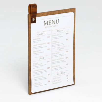 Our handcrafted wooden menu board combines artistry and functionality. Use it as a small business sign to enhance your brand presence and attract customers.